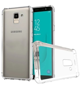 Galaxy J6 2018 J600 Darbe Emici Şeffaf Silikon Kılıf-(5775) - HUOBPS2938-2384