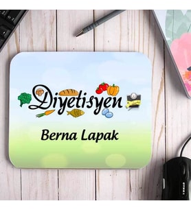 Diyetisyene Hediye İsimli Mouse Pad