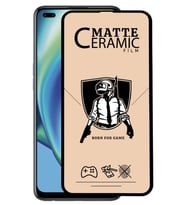 Oppo Reno 4 Lite Mat Tam Full Kaplayan Seramik Nano Cam Ekran Koruyucu