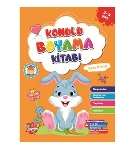 Konulu Boyama - Sarı Kitap(2-3 Yaş)
