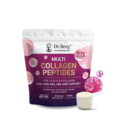 Dr. Berg Multi Collagen Peptides Powder Types I, II, III, V, X - Unflavored 400gr. (Renksiz)