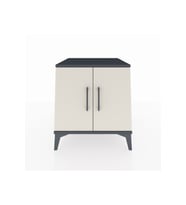 Kronos Komodin 2 Raflı 2 Kapaklı 60x59x64 Antrasit-Aytaşı