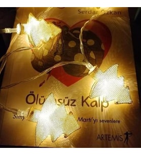 Metal Örgülü Çam Ağacı Şeklinde Günışığı Şerit Led Işık Zinciri (Sarı)