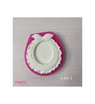 YY0372 Bebek Önlüğü Çerçeve Silikon Kalıp