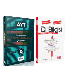Toprak Yayıncılık AYT Sosyal Bilimler 2 Deneme ve AKM Dil Bilgisi Soru Bankası Seti 2 Kitap