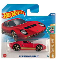 Hot Wheels '71 Lamborghini Miura - Kırmızı (1/64)