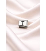 T Harfli Charm Paslanmaz Çelik Harf Charm Kişiye Özel Bileklik Aksesuarı