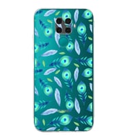 PrintiFy Huawei Mate 30 Lite ile Uyumlu Nazar Boncuğu 3 Baskılı Kamera Korumalı Şeffaf Silikon Kılıf