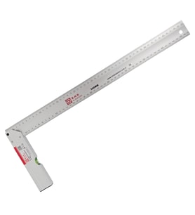 Fixonic B.H.D BHD00199 500mm/50cm Alüminyum L Marangoz Gönye/Su Terazili