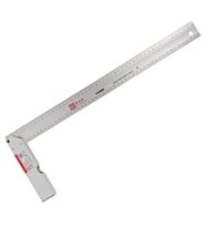 Fixonic B.H.D BHD00199 500mm/50cm Alüminyum L Marangoz Gönye/Su Terazili