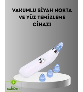 Siyah Nokta ve Gözenek Temizleyici Vakumlu Cihaz – Masajlı Derin Temizlik Teknolojisi