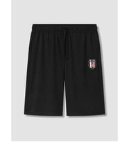 LC WAIKIKI Siyah Regular Fit Beşiktaş Baskılı Erkek Pijama Alt