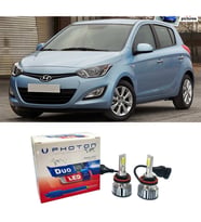 Hyundai İ20 Led Xenon Uzun + Kısa Far Ampulü H4 Duo Yeni Seri Beyaz 2009 - 2014