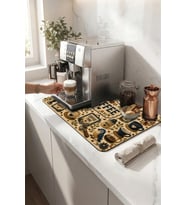 Valerine Life Kahve Espresso Makinesi Matı 35x45cm Çaycı Pad Su Geçirmez Amigurumi Birds