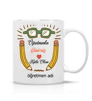 Öğretmenler Gününe Özel Hediye Çay Kahve Kupa Bardak-005