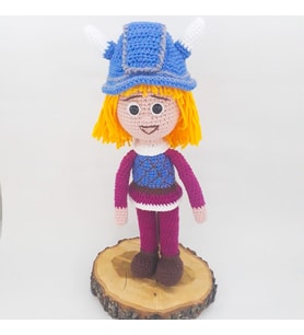 Viking Viki Amigurumi Organik Oyuncak