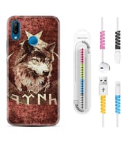 Huawei P20 Lite Mate 10 20 Lite Pro P40 Lite KılıfKablo Koruma Spiral Silikon Göktürk 3 1412