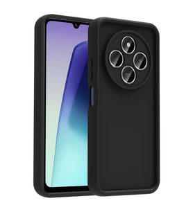 Lexroo Xiaomi Redmi 14C 4G Kılıf Kamera Korumalı Ananas Kılıf - Siyah