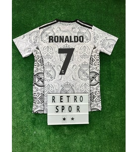 Cristiano Ronaldo Özel Tasarım Kısa Kol Real Madrid Forma