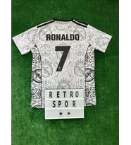 Cristiano Ronaldo Özel Tasarım Kısa Kol Real Madrid Forma