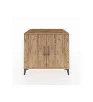 Kronos Şifonyer Tek Raflı 2 Kapaklı 88x59x80 Çam-Çam