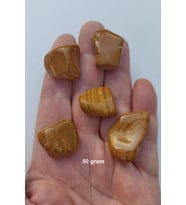 50 Gram Kahverengi Jasper Tamburlu Parçalar 538