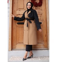 Kolu Garnili  Trençkot  Camel 4435