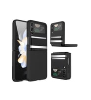 Pilelistore   Samsung Galaxy Z Flip 3 Kılıf Belt Flip Kapak - Siyah