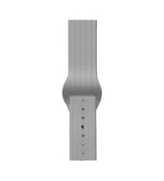 ScHitec 42-49mm Yeni Nesil Apple Uyumlu Akıllı Saat Kordonu Silikon Gri