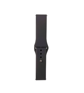 Lexroo Huawei Watch GT 3 42mm Band Serisi 20mm Klasik Kordon Silikon Strap Kayış - Gri