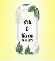 Nikah Düğün Nişan İsimli Magnet Açacak Kişiye Özel
