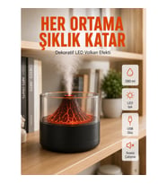 Mey İthalat® Aromaterapi Difüzörlü Sessiz Çalışan Hava Nemlendirici