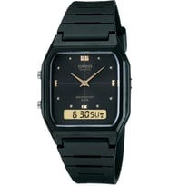 CASIO AW-48HE-1AVDF SİYAH SİLİKON KORDON ANALOG-DİJİTAL ERKEK KOL SAATİ