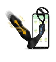 Censan 5in1 Telefon Kontrollü Titreşimli İleri Geri Vibratör