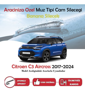 Citroen C3 Aircross Muz Silecek Takımı 2017-2024