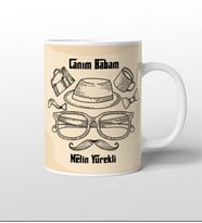 Canım Babam Tasarımlı İsimli Kupa Bardak