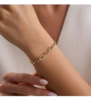 14 Ayar Ataç Zincir Altın Bileklik 1,80 Gram 18 cm
