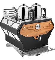 Remta DE22 2 Demlikli Pro Çay Makinesi Siyah
