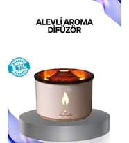 Volkan Efektli Aroma Difüzörü – Sessiz Çalışma, Otomatik Kapanma Ve Led Işık