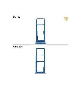 Samsung Galaxy A50 Sim İç Yuvası Çiftli Çiftli sim yuvası ikili sim tepsisi çiftli sim aparatı dual sim çekmecesi