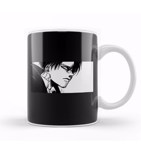 Levi Ackerman Attack On Titan Kupa Bardak Porselen