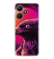 Infınix Hot 30i Kılıf Silikon Desen Özel Seri Red Eagle 1752