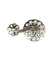 Nikel 50 Adet Zamak Çengel Kilit 56x33 mm - Yuvarlak, Karşılıklı Mobilya, Dolap, Sandık, Kutu, Kapak Çengel Kilidi