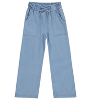 Civil Girls Bol Paça 6-9 Yaş Pantolon Kot - Mavi