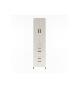 Hyperion Dolap 3 Raflı 7 Çekmeceli 2 Kapaklı 60x44x243 Aytaşı-Aytaşı