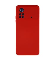Xiaomi Poco X4 Pro 5g Kılıf Nano İçi Kadife Silikon - Kırmızı
