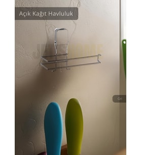 Kağıt Havluluk Paslanmaz Peçetelik Çelik Banyo Havluluk Düzenleyici Krom