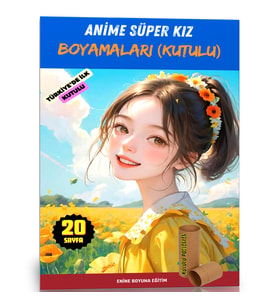 Anime SÜPER KIZ Boyamaları (Kutulu)