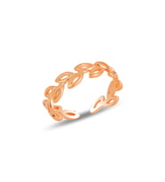 Gümüş rose ayarlamalı sarmaşık yüzük SGTL11814ROSE