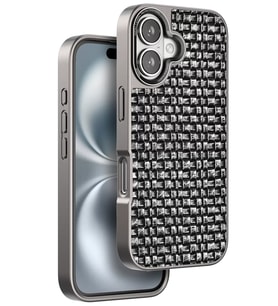 Venco iPhone 16 Brand Kapak - Gümüş